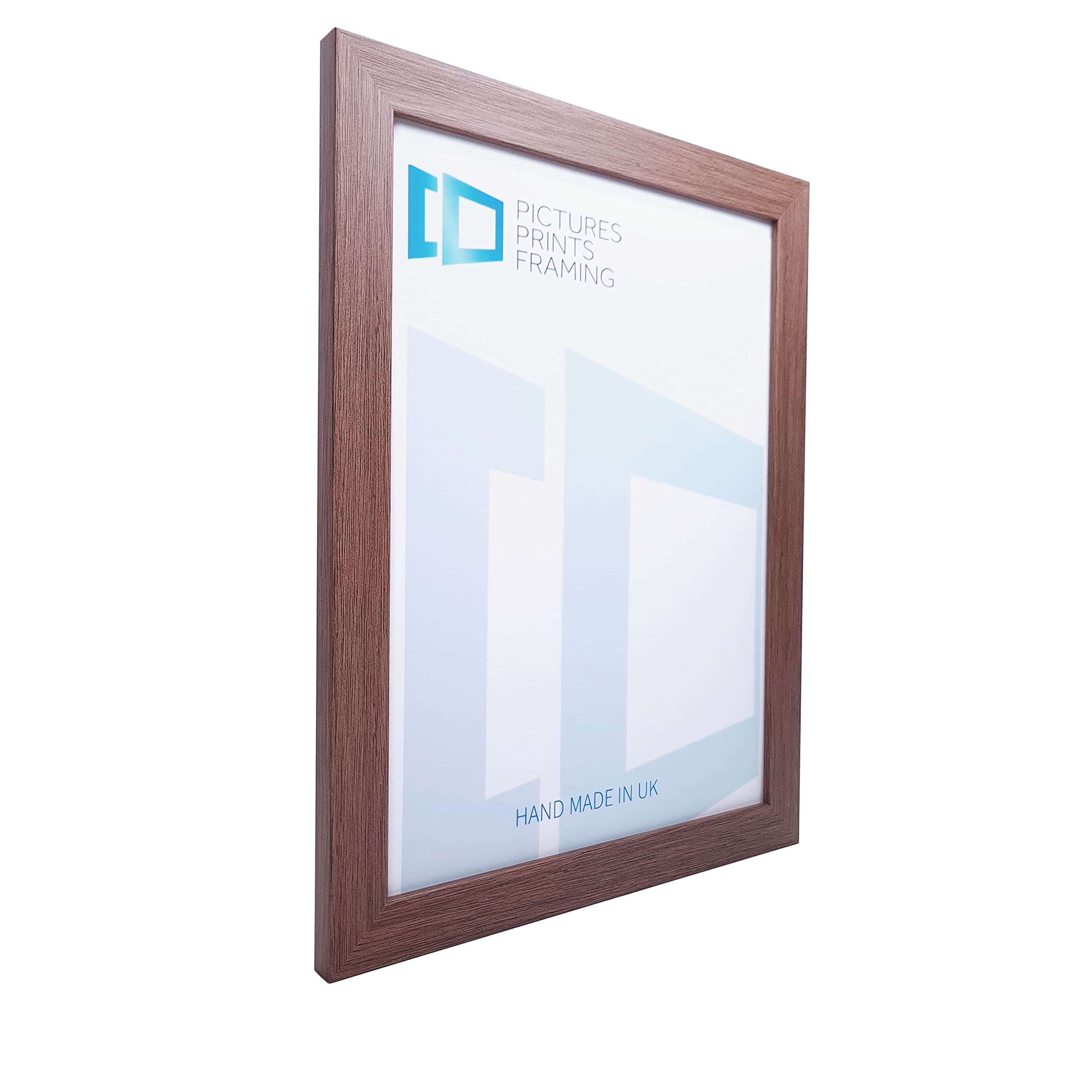 Pictures Prints Framing Oak Effect Photo/Picture Frame to fit image size 20x23 inches with Perspex — image 1