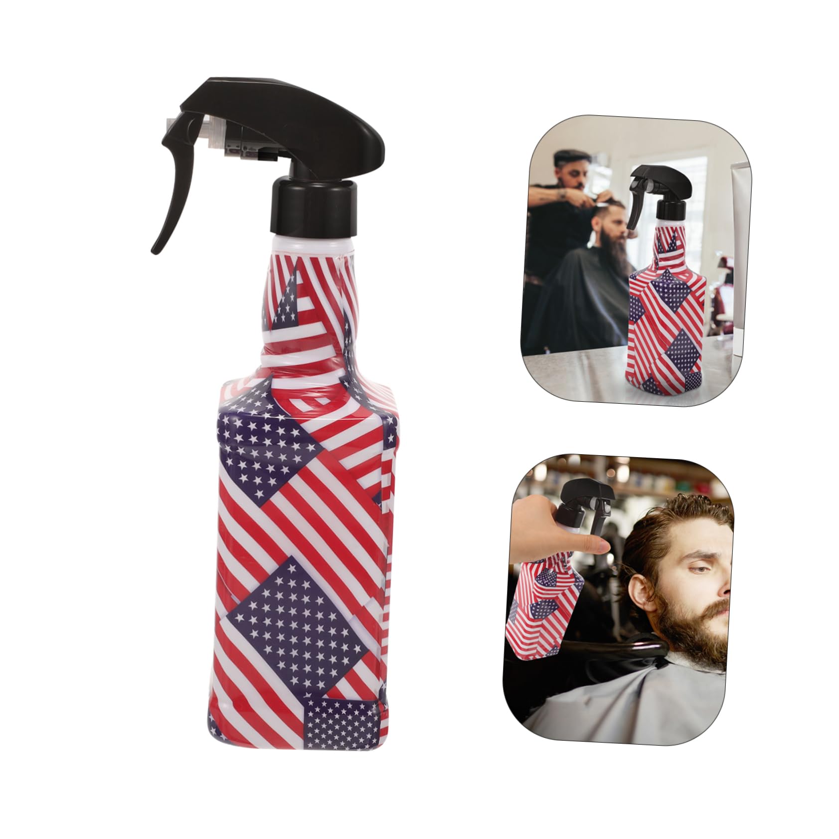 Baluue 5piezas Botella De Spray Para Cabello Pulverizador De Para Salón Diseño Vintage y Práctico Para Hidratación Efectiva