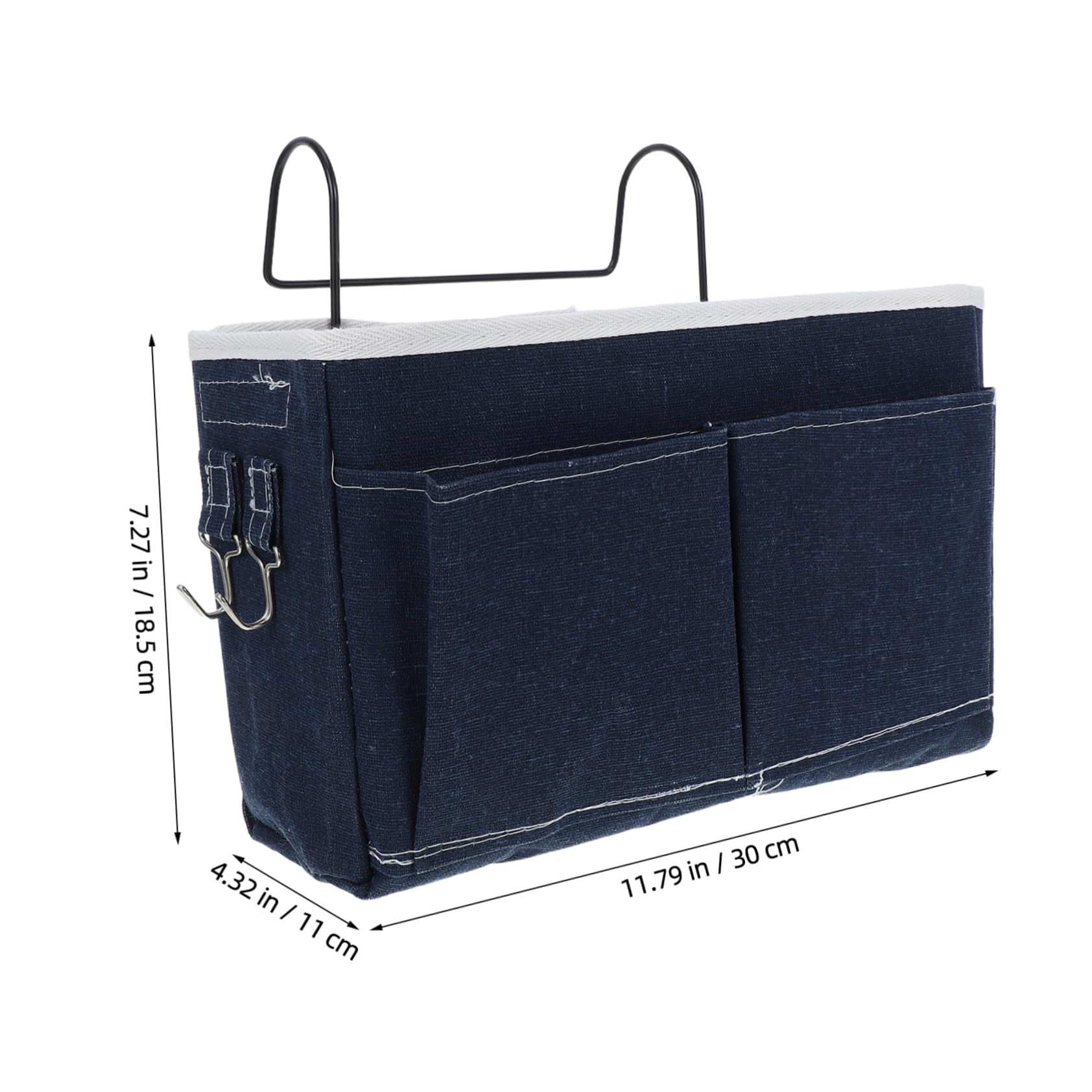 Alipis Bedside Organizer Hanging Bag Multi Functional Cloth Basket for Phones Glasses and Daily Essentials Space Saving Storage for Dorm Rooms and Bunk Beds Design