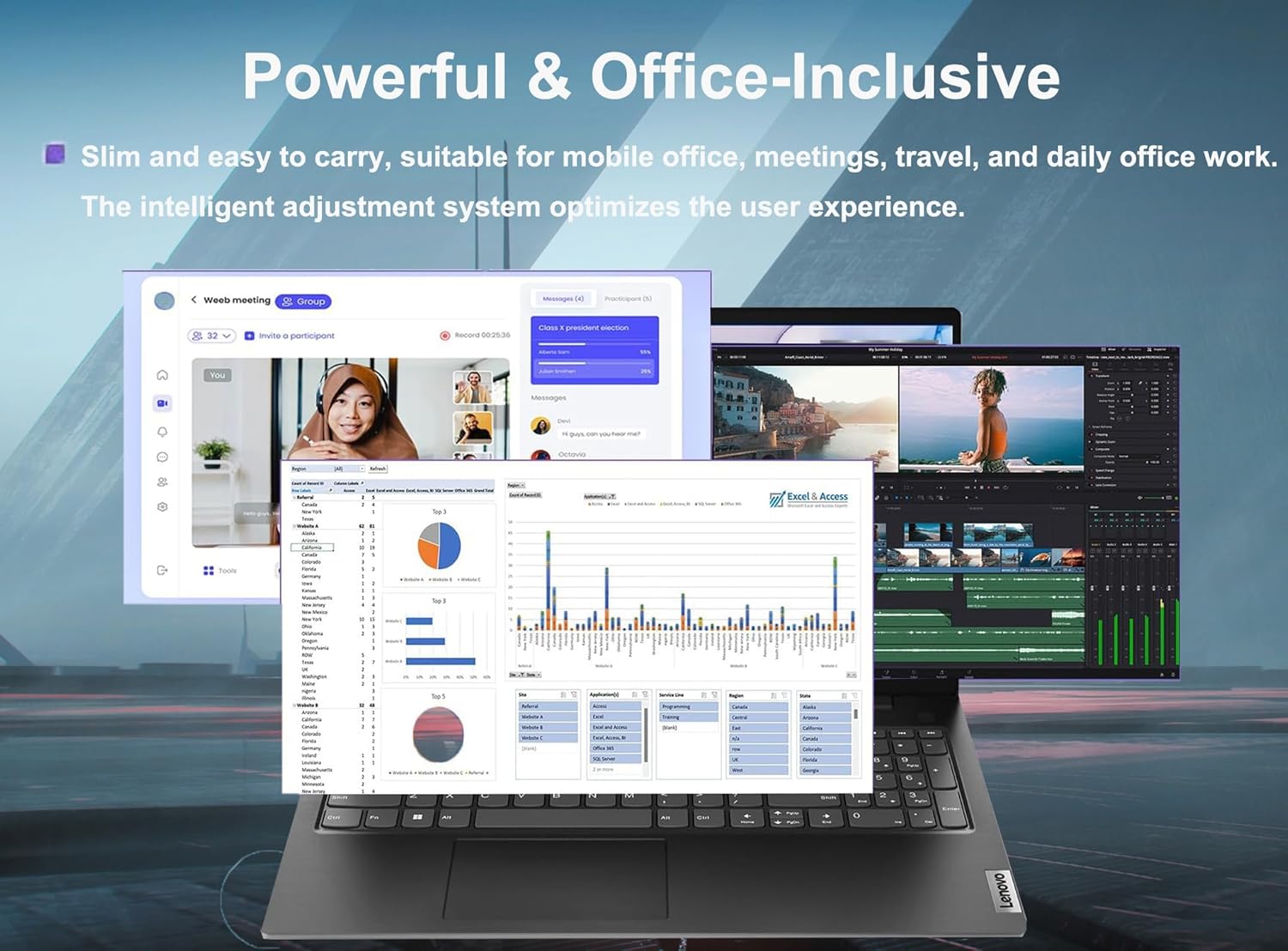Lenovo V15 G4 15.6" Business Laptop, FHD Anti-Glare Display, Intel 10-Core i7-13620H (Beat Ultra 7 255U),24GB RAM, 2TB SSD, WiFi 6, Bluetooth 5.2, Windows 11 Home, with 5ave 6-in-1 Accessory Kit