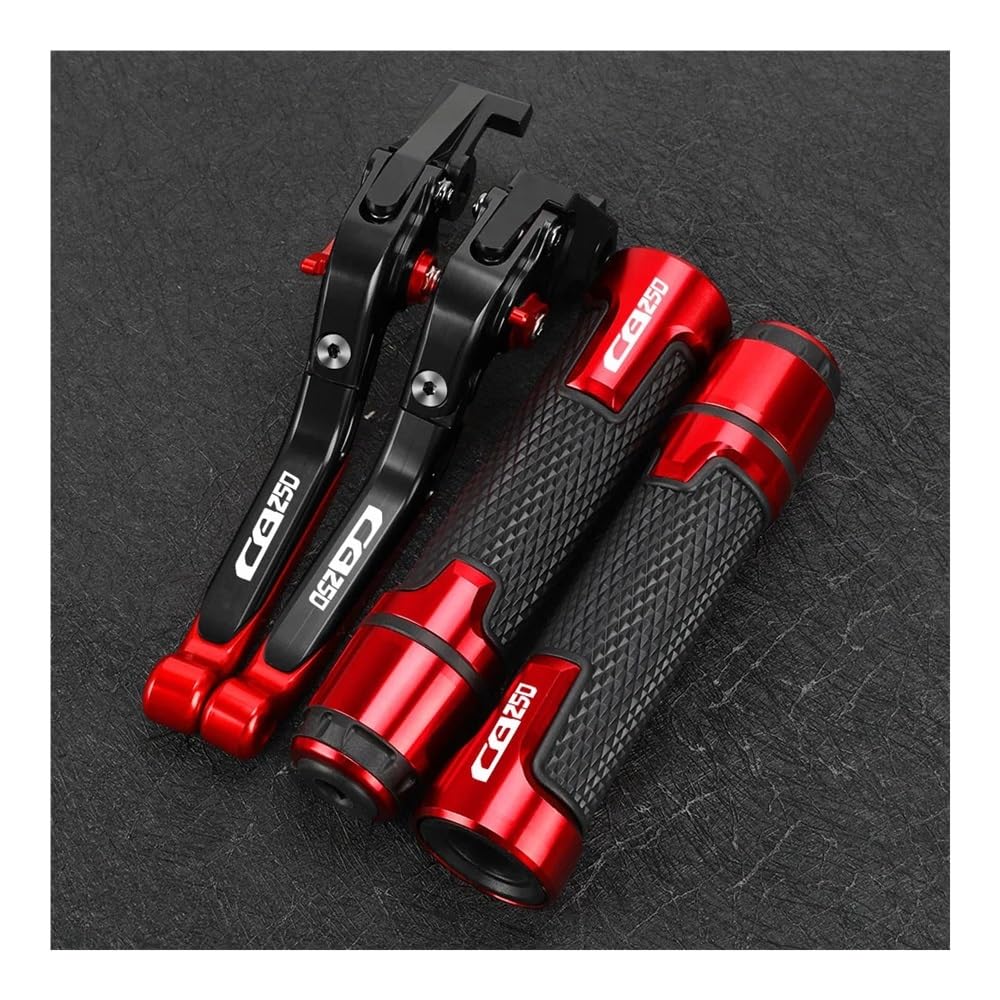 Gfjvcgjru Blue Motorcycle Brake Clutch Levers For Ho&N&Da Cb250 Twister Cb 250 2020 Motorcycle Accessories Aluminum Adjustable Clutch Brake Lever Handlebar Grips Ends