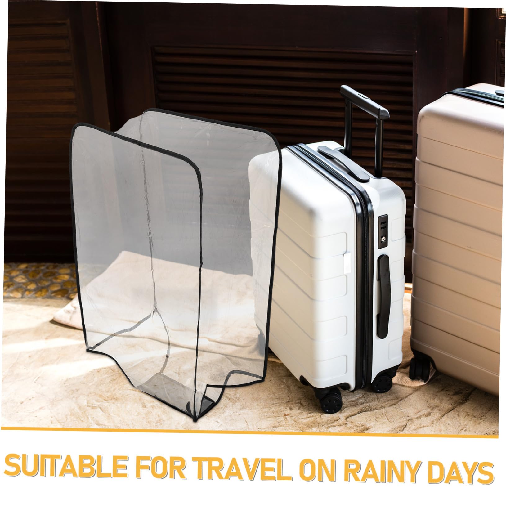 Holibanna 2 Piezas Funda Protectora Transparente para Maletas de y Resistente Arañazos PVC para Equipaje con Ruedas