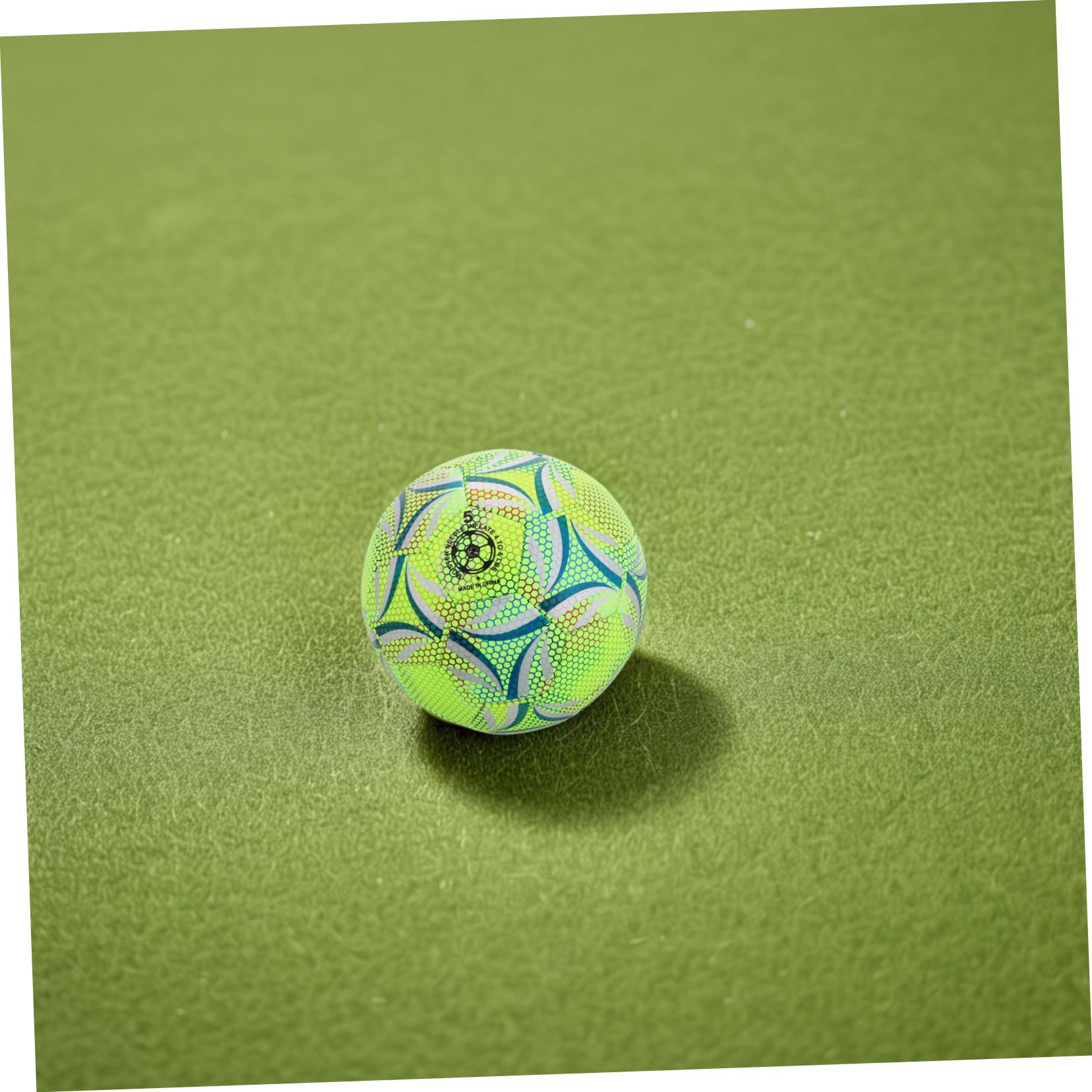 Toyvian Balón de Fútbol Iluminado para Entrenamiento Diurno y Nocturno Luminoso y Duradero Adolescentes y Fiestas