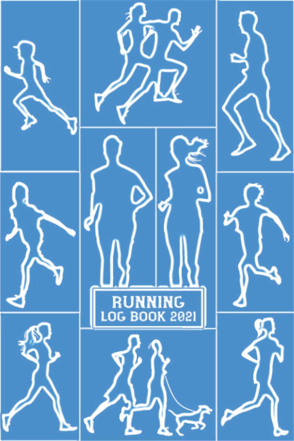 Running Log Book 2021: Runners Log Book 2021/Runners Diary 2021/Runners Training Diary/Running Diary 2021/Runner Gifts For Women Men