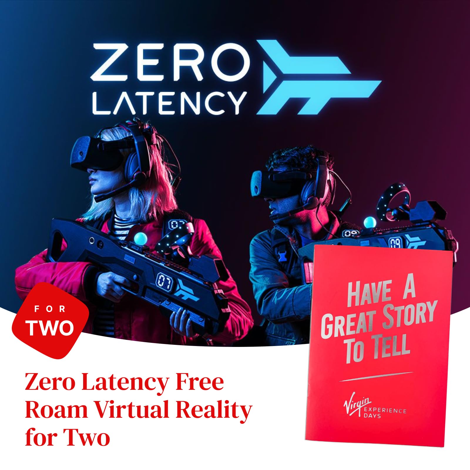 Zero Latency Free Roam Virtual Reality for Two - Naviga a piedi in un mondo virtuale utilizzando la realtà virtuale all'avanguardia - 6 sedi nel Regno Unito