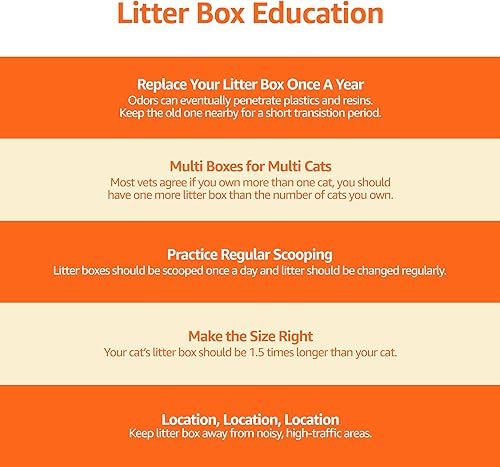 Miniatura 7 de Tienda Basics Caja de arena con capucha para gatos sin desorden varios tamaños