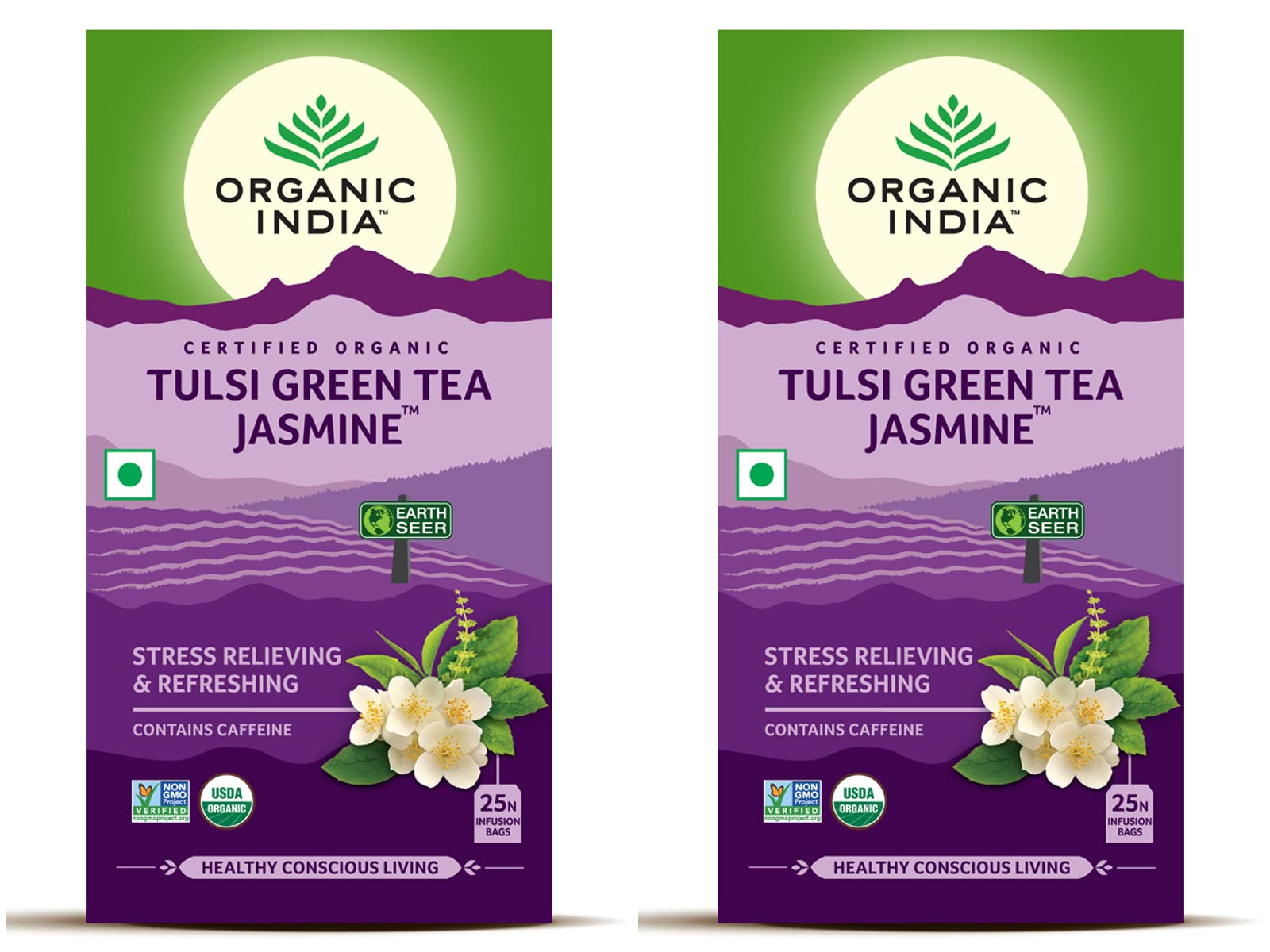 See full amazon price history chart for Organic India Tulsi Jasmine Tea Bag (25 Bags-Pack of 2) Organic India Tulsi Jasmine Tea Bag (25 Bags-Pack of 2) (B075HJPBV4) Amazon Price History, Amazon Price Tracker