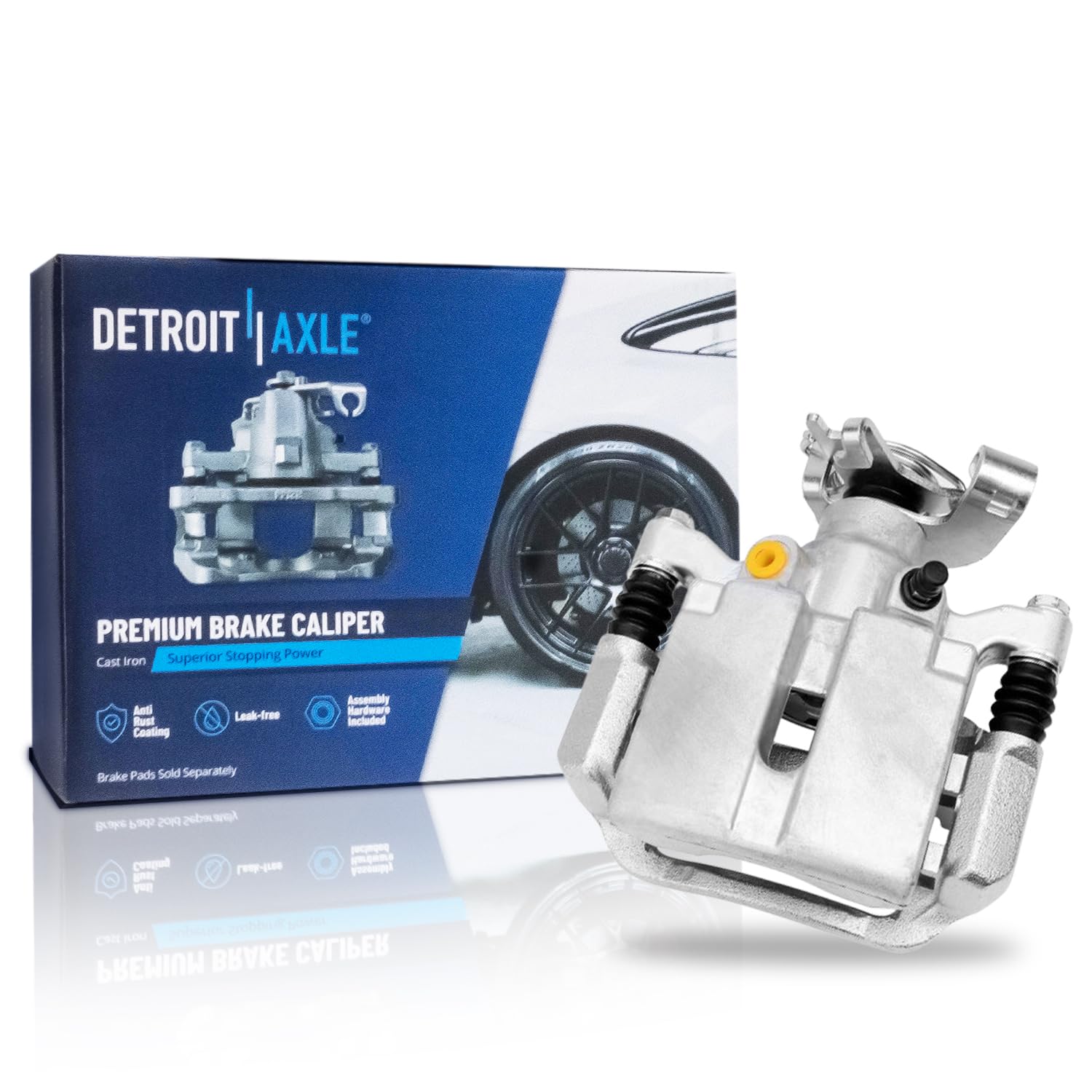 Detroit Axle - Rear Right Brake Caliper for Chevy Malibu Cobalt HHR