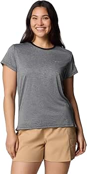 Columbia Bluevista Hill Kadu0131n Mor Outdoor T-Shirt AL3349-581
