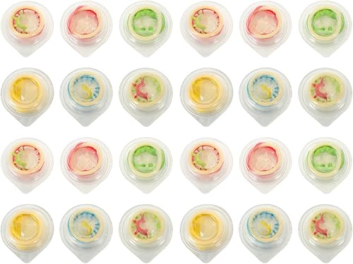 Lifestyles - 24 condones finos de látex cómodos, diseño de flores coloridas, seguros y sensibles