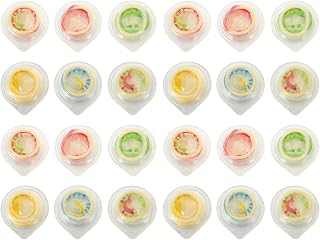 Abaodam 24Pcs Comfortable Condoms Latex Thin Condoms Colorful Flower Condoms Healthy Safe Sleeve Sensitive Lifestyles