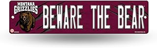 NCAA Rico Industries 16-Inch Plastic Street Sign DÃ©cor, Montana Grizzlies