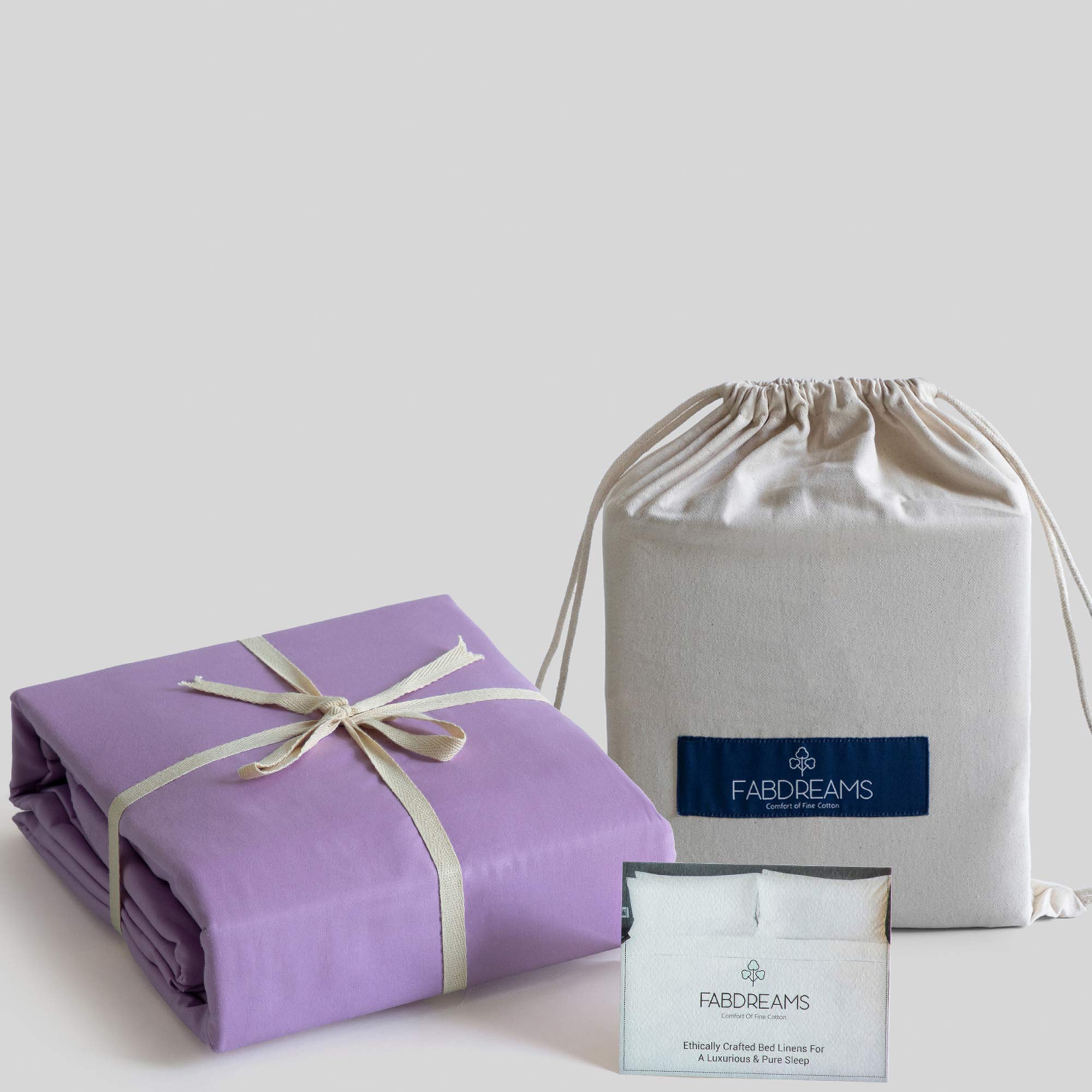 100% Organic Cotton Twin Lilac Sheet Set | Sateen Weave | 3 Piece | 400 Thread Count | GOTS Certified | Soft Silky Shiny | Luxury Finish | Fits Upto 17" Deep Pocket Mattress | Sustainable