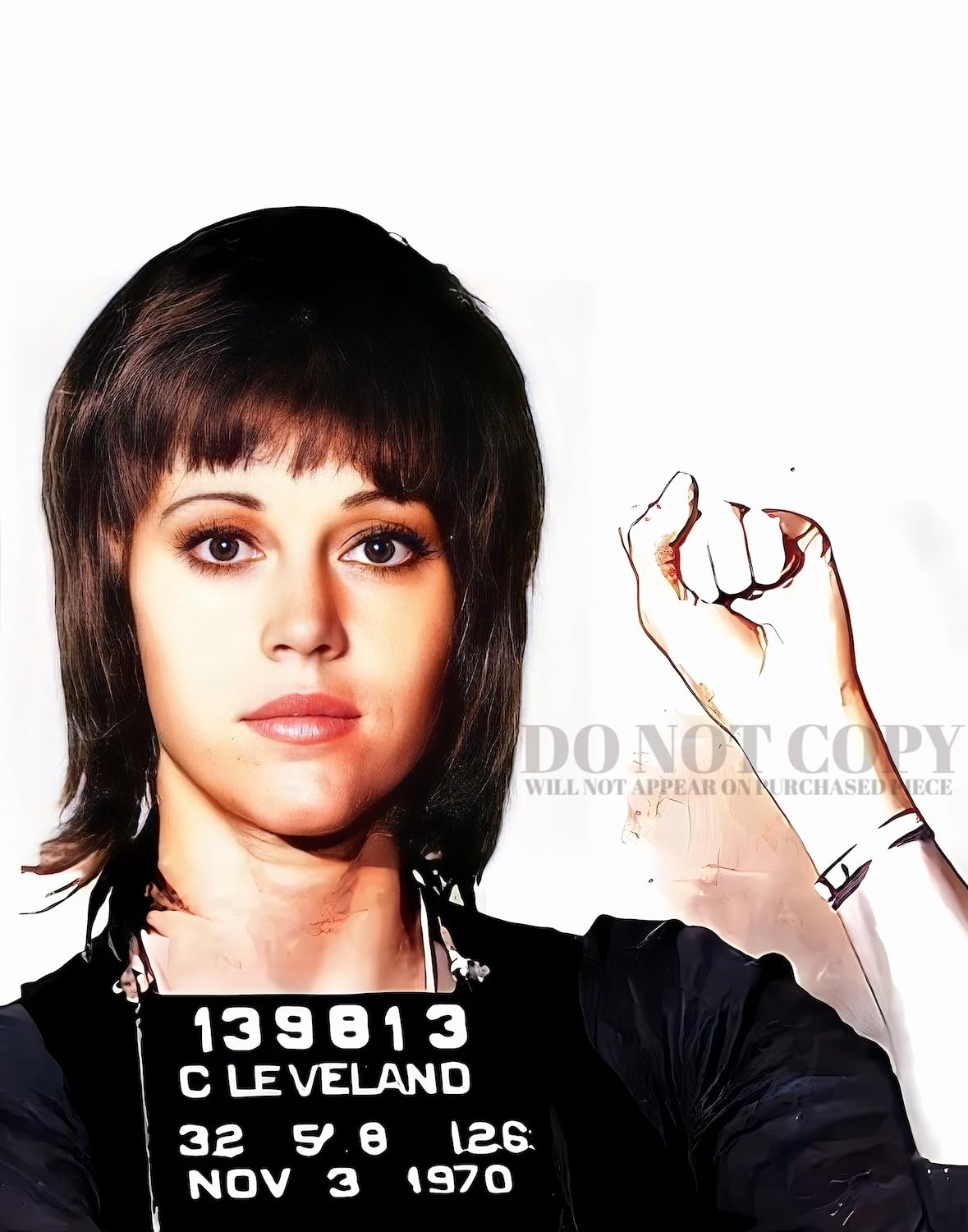 ジェーン・フォンダ直筆サイン入り超大型写真…裸足で散歩 …Jane Fonda… ジェーン・フォンダ直筆サイン入り超大型写真…裸足で散歩 …Jane