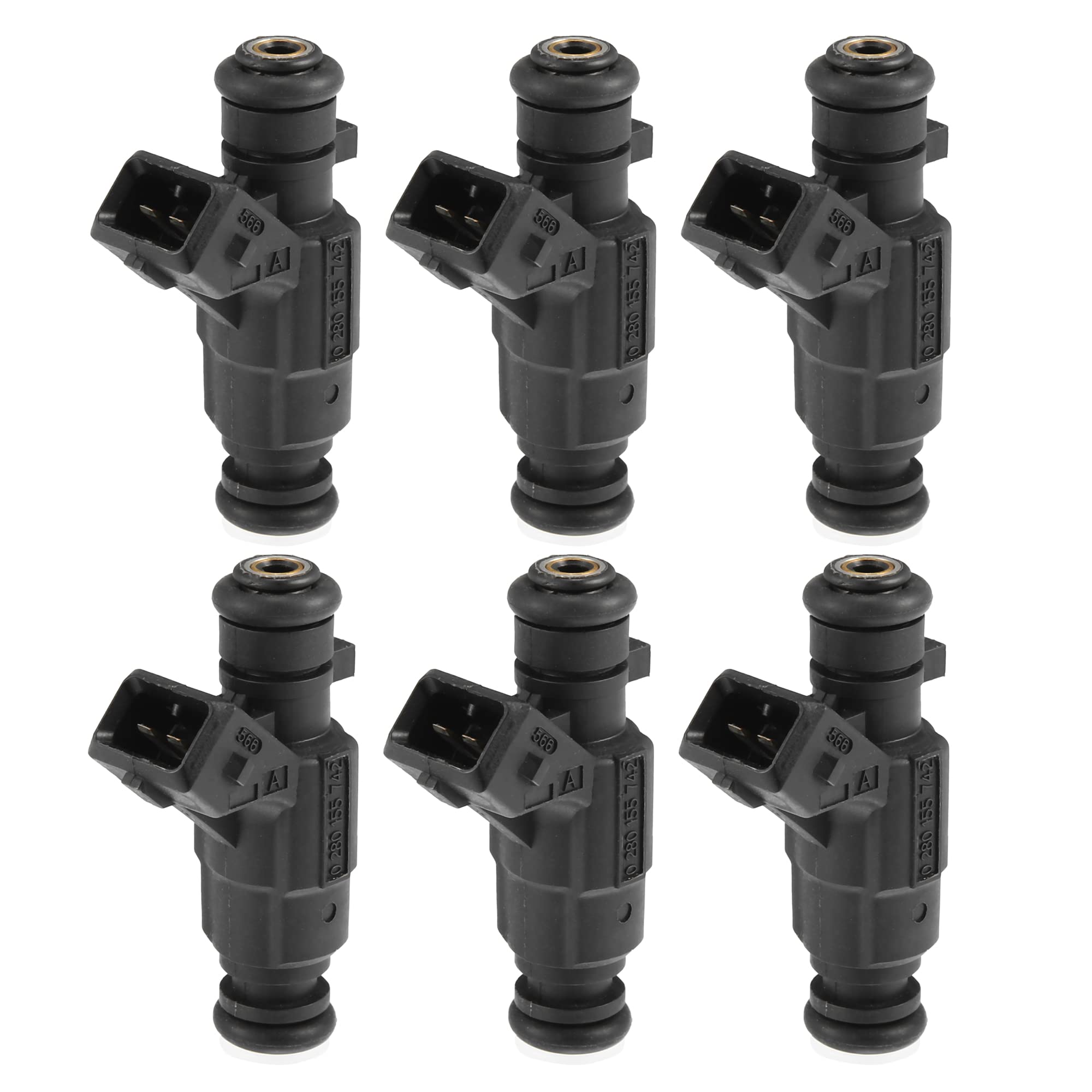 X AUTOHAUX 6uds Repuesto 0280155742 A1120780049 852-12169 FJ665 Combustible Inyector