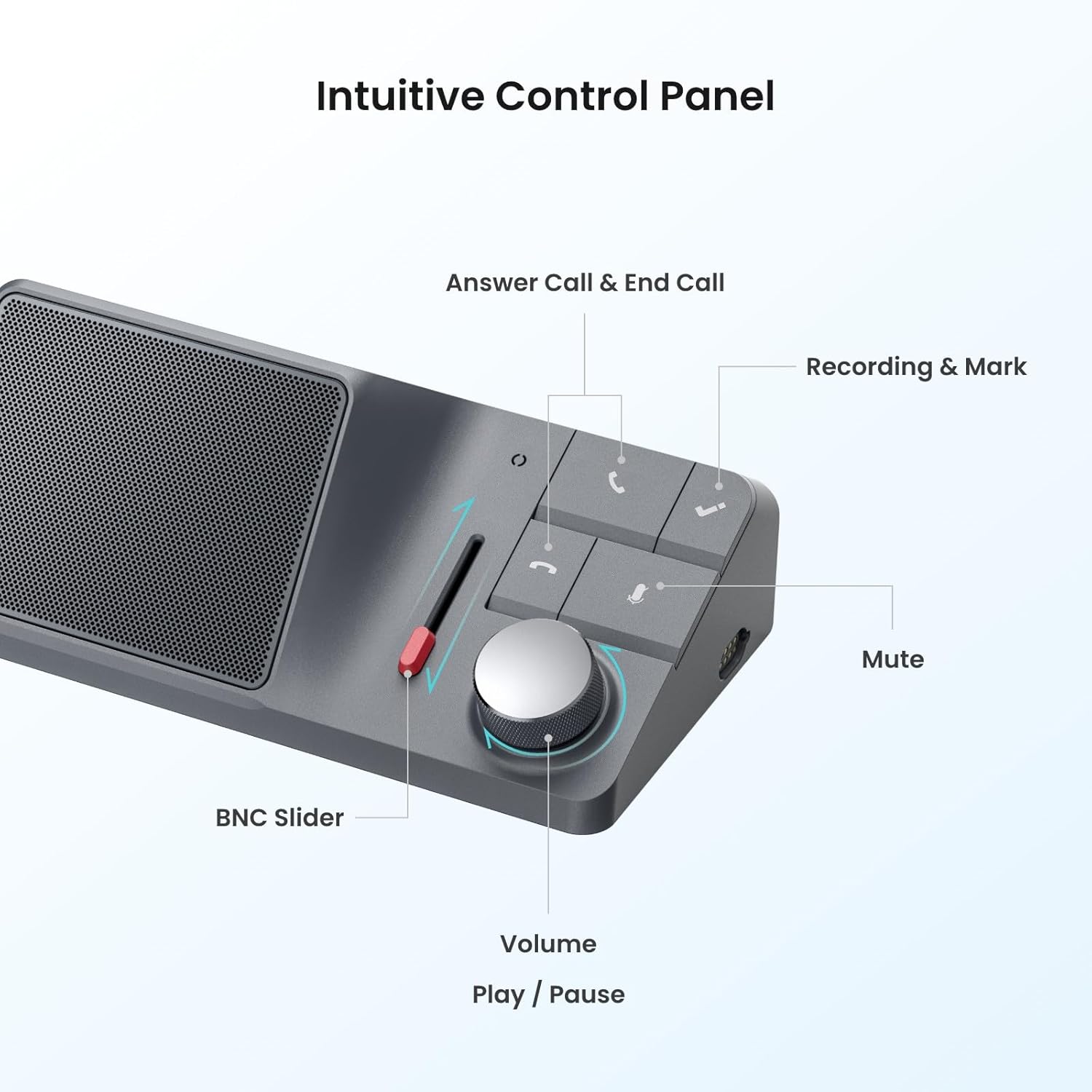 H1 AI Voice Recorder, Free AI Transcription & Summarization, 1000 Hrs Voice Recording, 75 Languages, VoiceMark, Wireless Earphone, AI Note Voice Recorder for Meetings/Calls/Lectures(H1)