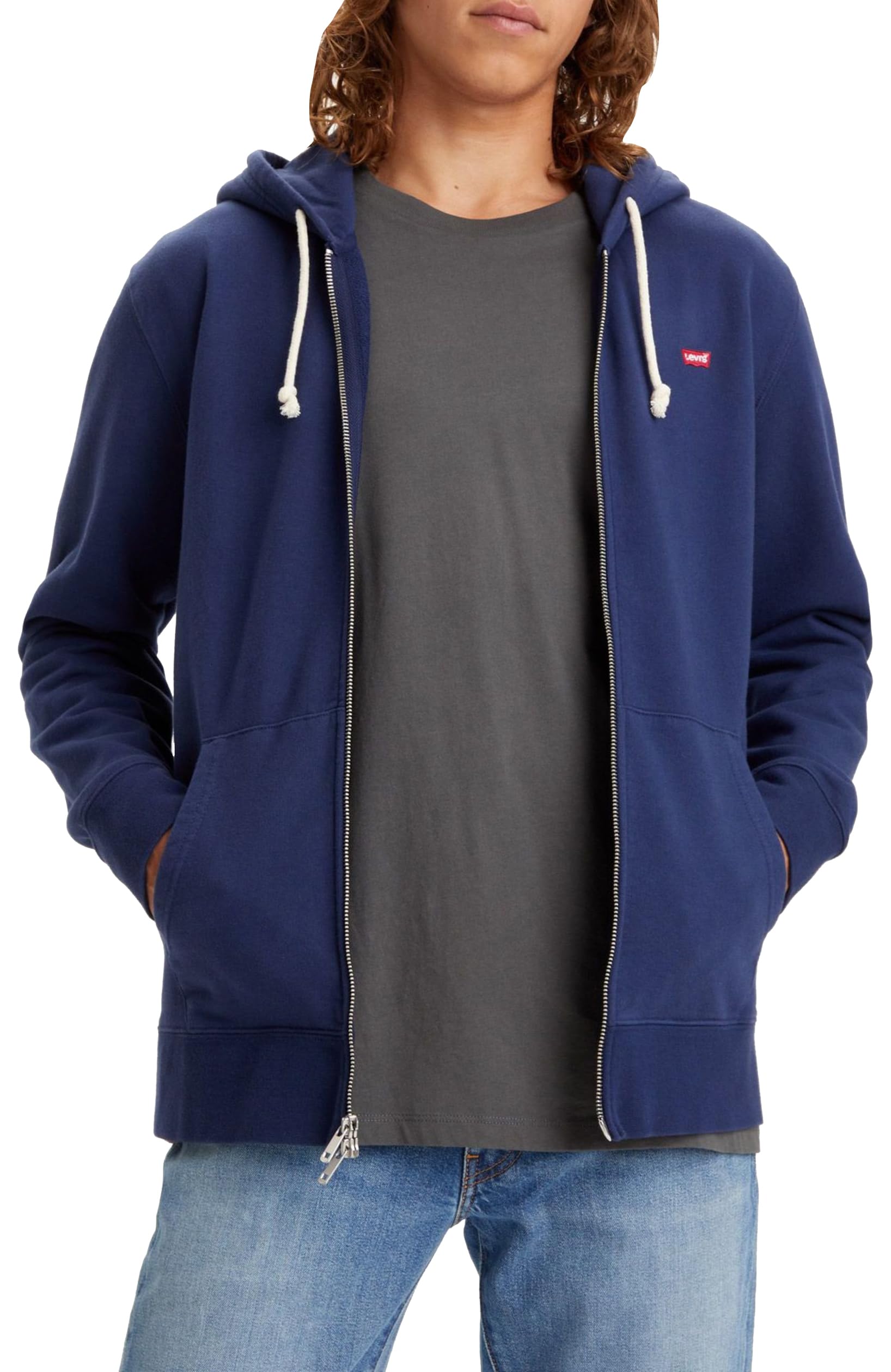 Levi's New Original Zip Up Felpa Uomo