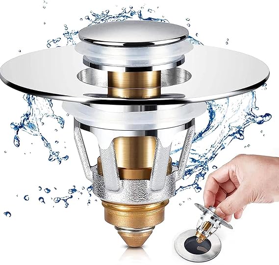 Amazon.com: Universal Bathroom Sink Drain Stopper Replacement ...