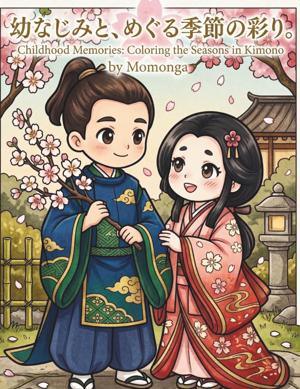 Childhood Memories: Coloring the Seasons in Kimono: Rediscover Nostalgic Days and Serene Moments with Every Color
