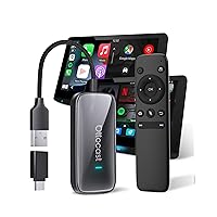 OTTOCAST Play2video Ultra, 2026 Nuovo Adattatore CarPlay & Android Auto Wireless con YouTube Netflix