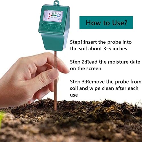 Miniatura 2 de Medidor de humedad del suelo, higrómetro de plantas, sensor de humedad de plantas, monitor de agua para plantas en maceta, jardín, granja, césped