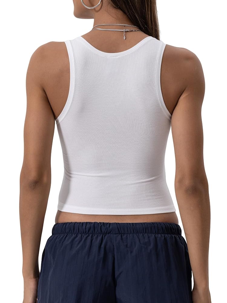 トップス MY WEAKNESS PADDED SOFT TUNK TOP Padded Soft Rib Tunk Top