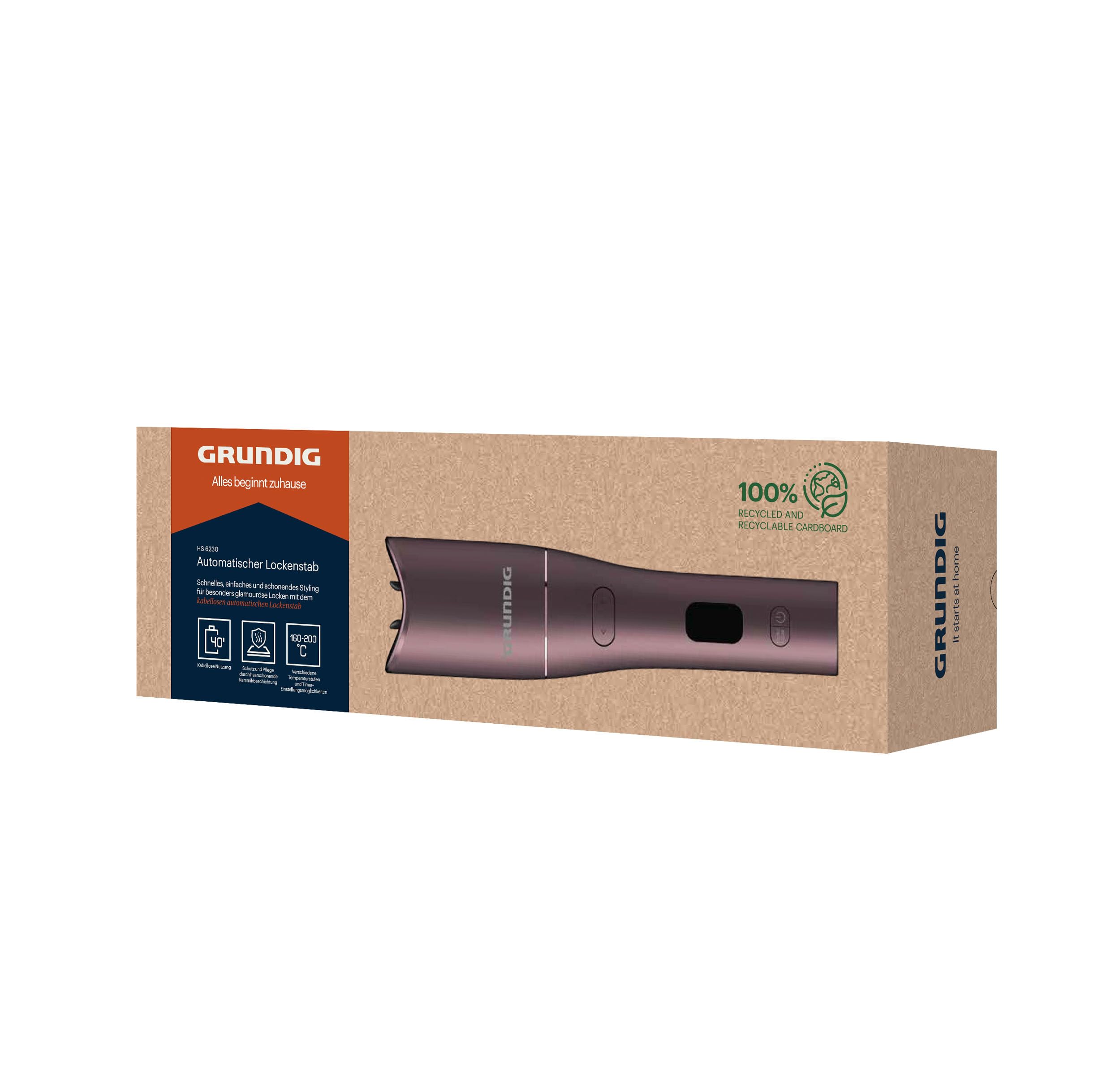 Grundig Hs 6230 GMS3980 Lokówka, Fioletowy