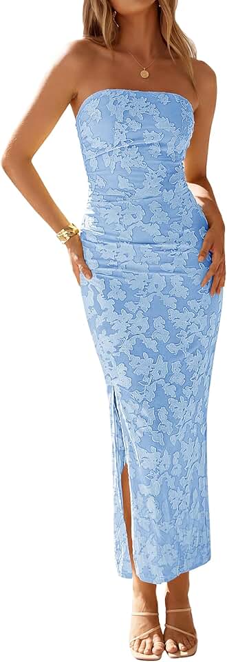 ZESICA Floral Maxi Dress