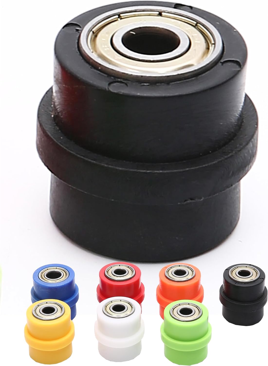 Motorcycle Accessories Motorcycle Chain Roller Tensioner Bike Pulley Slider Guide 8mm 10mm Fit for Street Enduro Motocross for ATV CRF CR XR YZ WR Replaceable