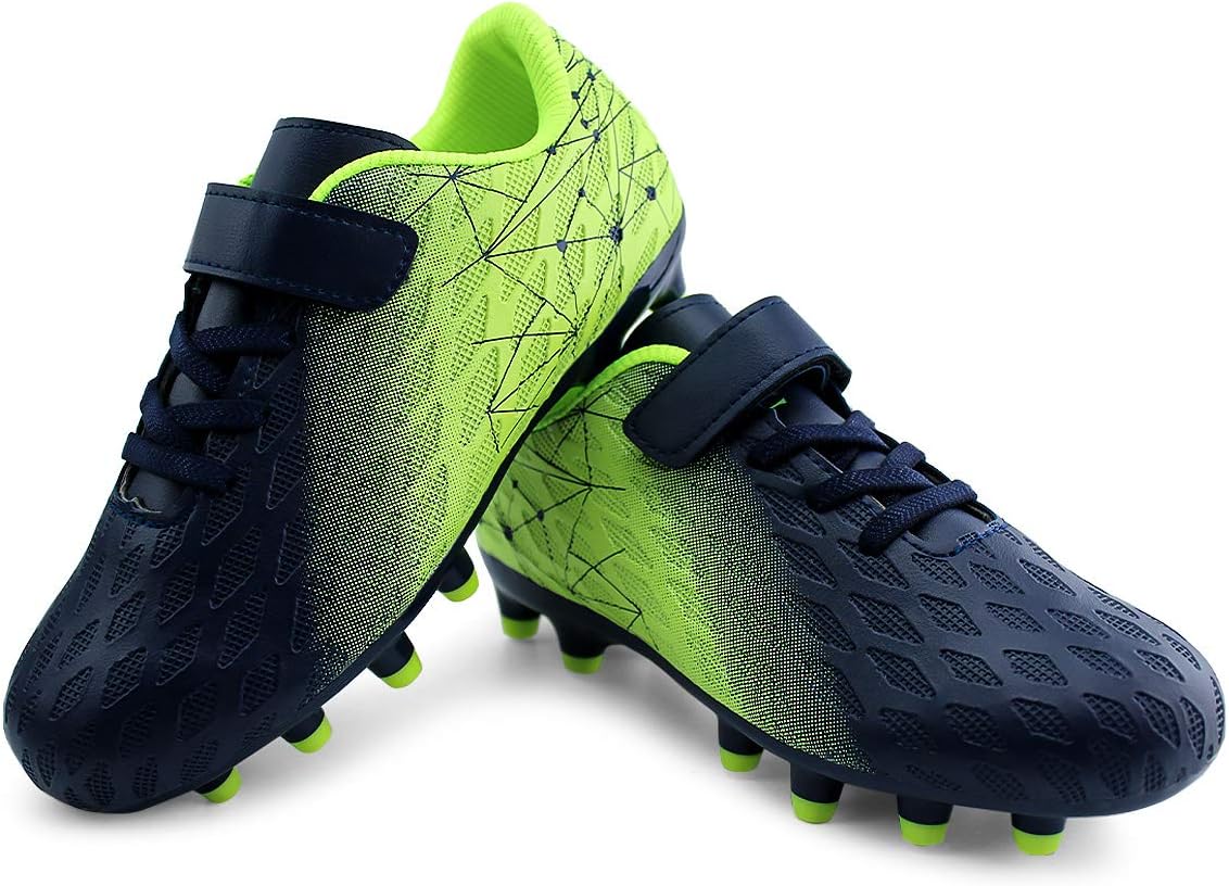 brooman Kids Firm Ground Soccer Cleats Boys Girls Athletic Outdoor Football Shoes - Image 6