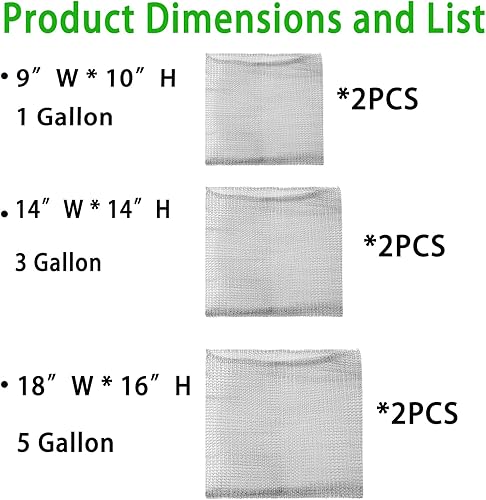 Miniatura 2 de HAHAKU - Paquete de 6 cestas protectoras de raíces para plantas, cestas de alambre de acero inoxidable que protegen las raíces de las plantas,