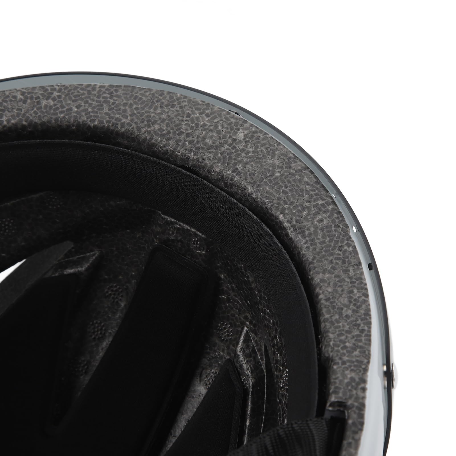 Casco de Bicicleta para Adultos, Gafas Magnéticas de Casco de Ciclismo Integrado para Hombres para Montar Al Aire Libre (Blanco)