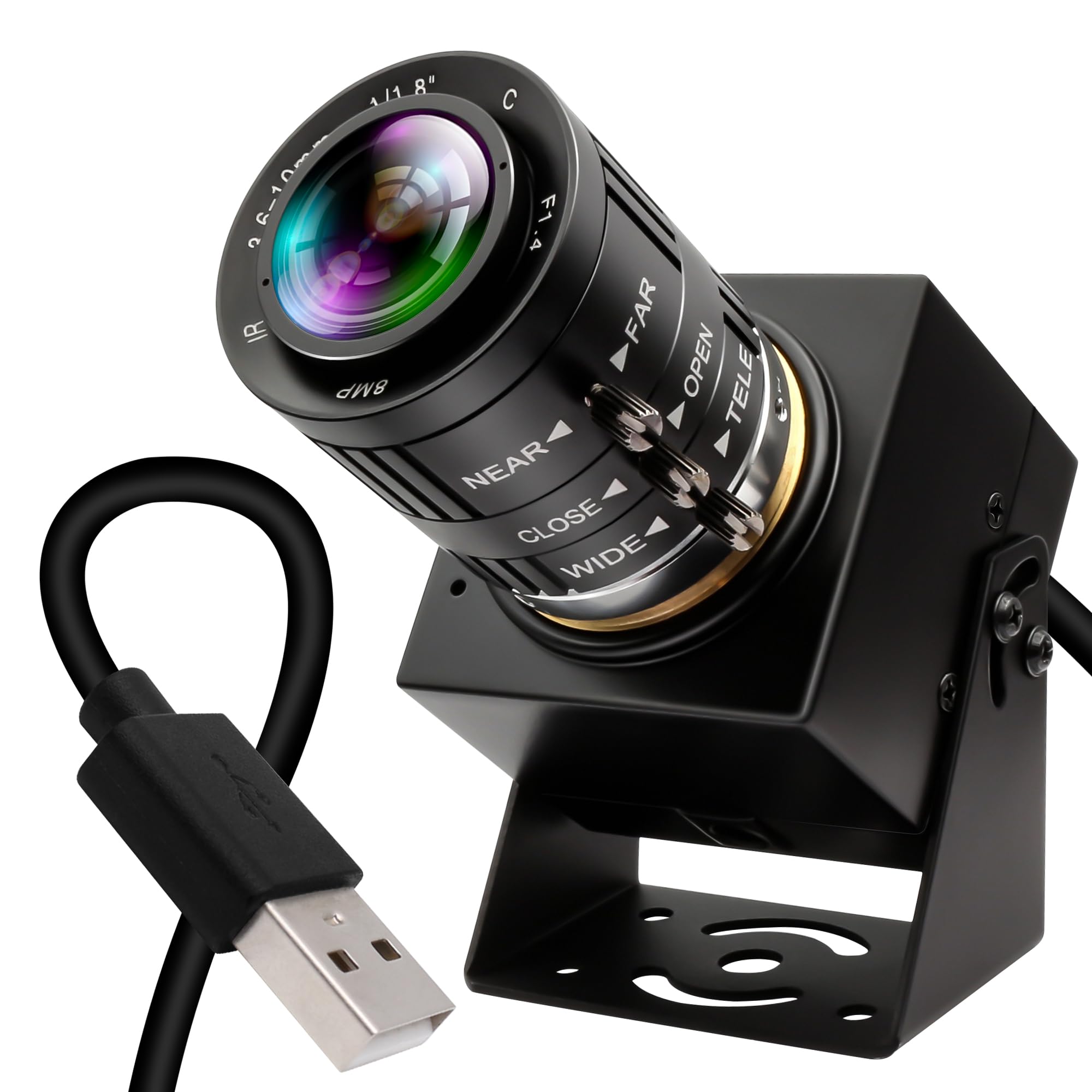 ELP USBカメラ 1080P 60fps 高速3Dプリンター　ウェブカメラ Amazon.co.jp: ELP 800万画素 ウェブカメラ広角手動調整可能な2.8-12