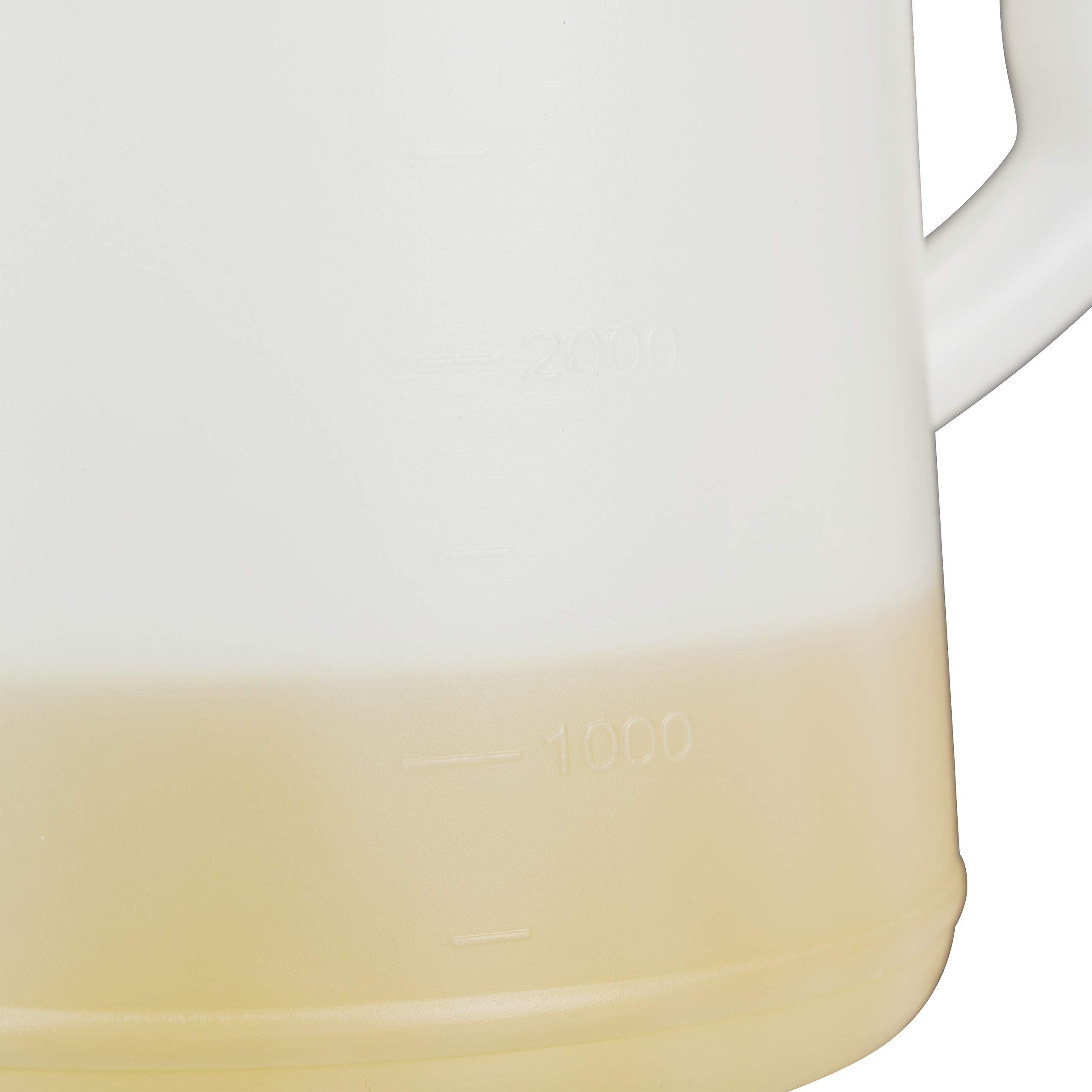 Relaxdays Dosatore da 5 l per il Cambio dell’Olio, Beccucci Flessibili, Resistente, per Auto, PE, Varie Misure, Bianco