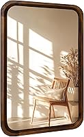 Vista 19 de CULER Espejo de pared de baño, espejo rectangular de vidrio templado moderno de 20 x 30 pulgadas para dormitorio, sala de estar, entrada