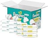 Pampers Sensitive Baby Wipes, Water Based, Hypoallergenic and Unscented, 8 Flip-Top Packs, 4 Refill Packs (1008 Wipes Total)