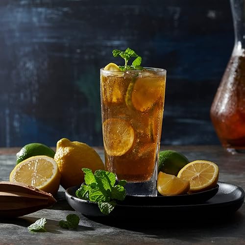 Miniatura 6 de Collins - Juego de 16 vasos de cocina para uso diario, cócteles, café helado, cerveza, té helado, vino, whisky, agua, 8 vasos altos de vidrio y 8