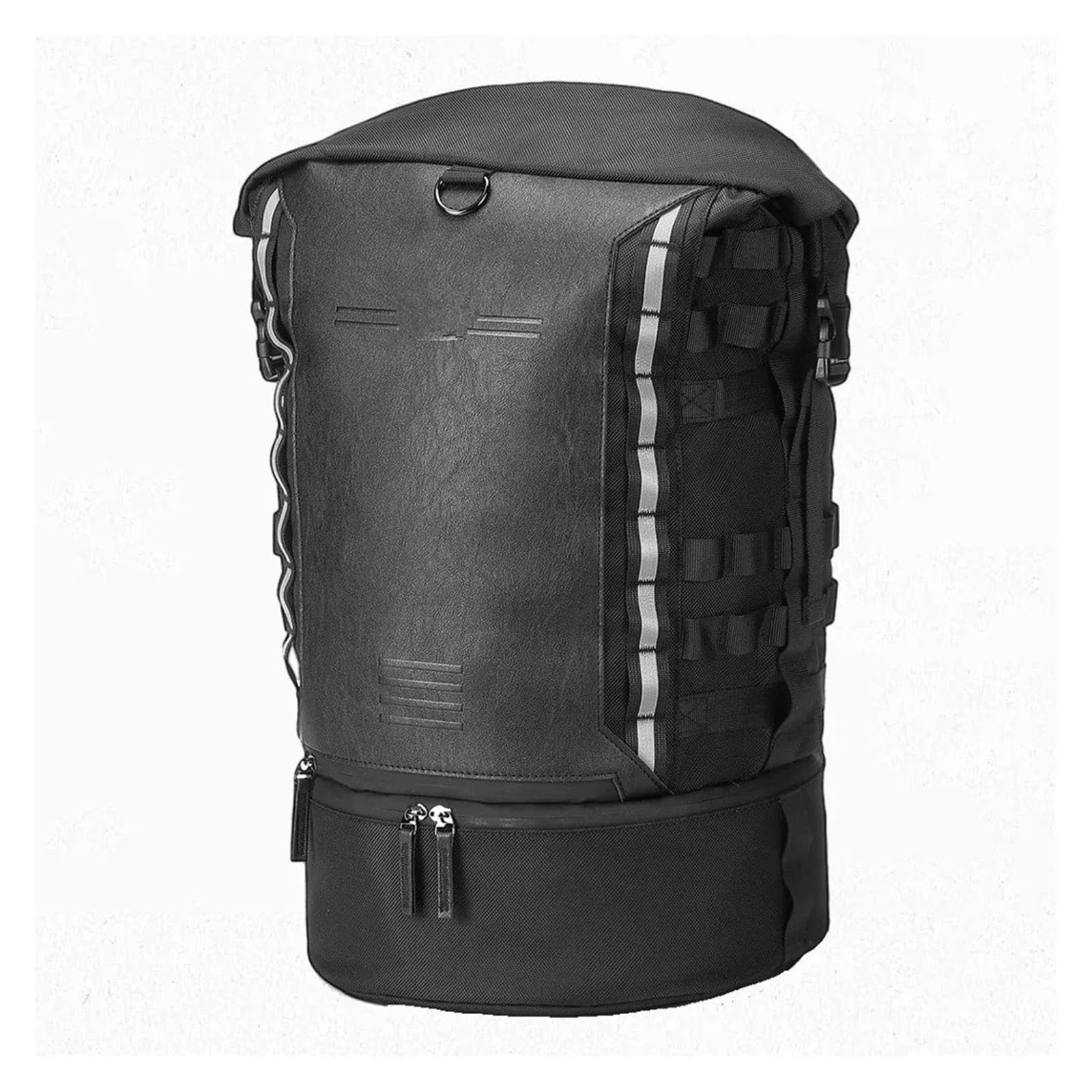 Bolsa De Moto Bolsa Sissy Bar Motocicleta Capacidad Ampliable Asiento Trasero Rollo Superior Almacenamiento Equipaje Impermeable Turismo Bolsa de Viaje para Moto
