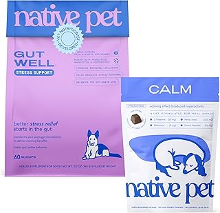 Native Dog Calming Chews & Scoops: Anxiety Relief