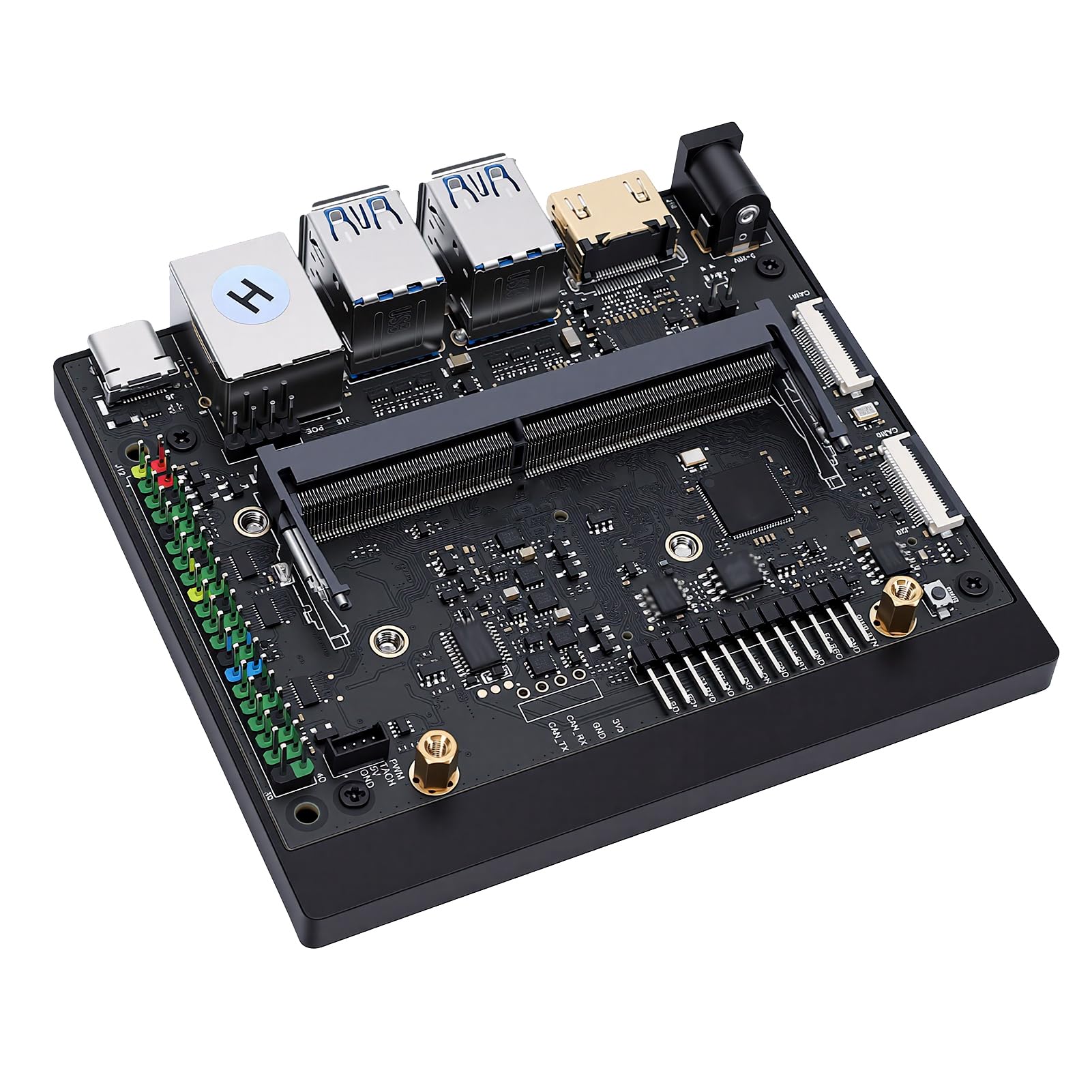 Generic Scheda di Sviluppo AI con connettività Estesa per Scheda PCB Super Carrier Orin NX, Potente Supporto per Applicazioni AI, Adatta a Ingegneri e Sviluppatori