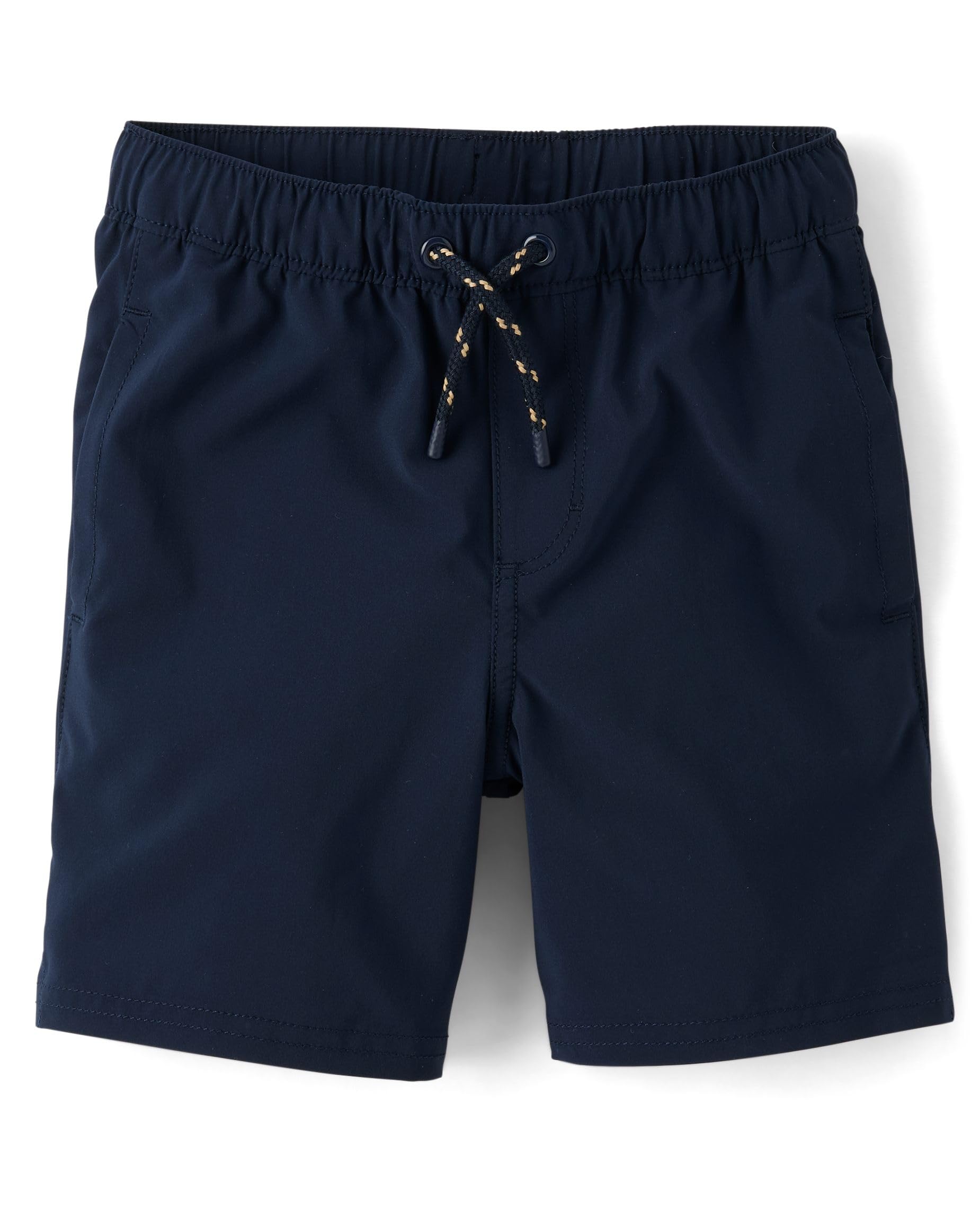 Gymboree Boys' and Toddler Quick Dry Tie Front Jogger Shorts