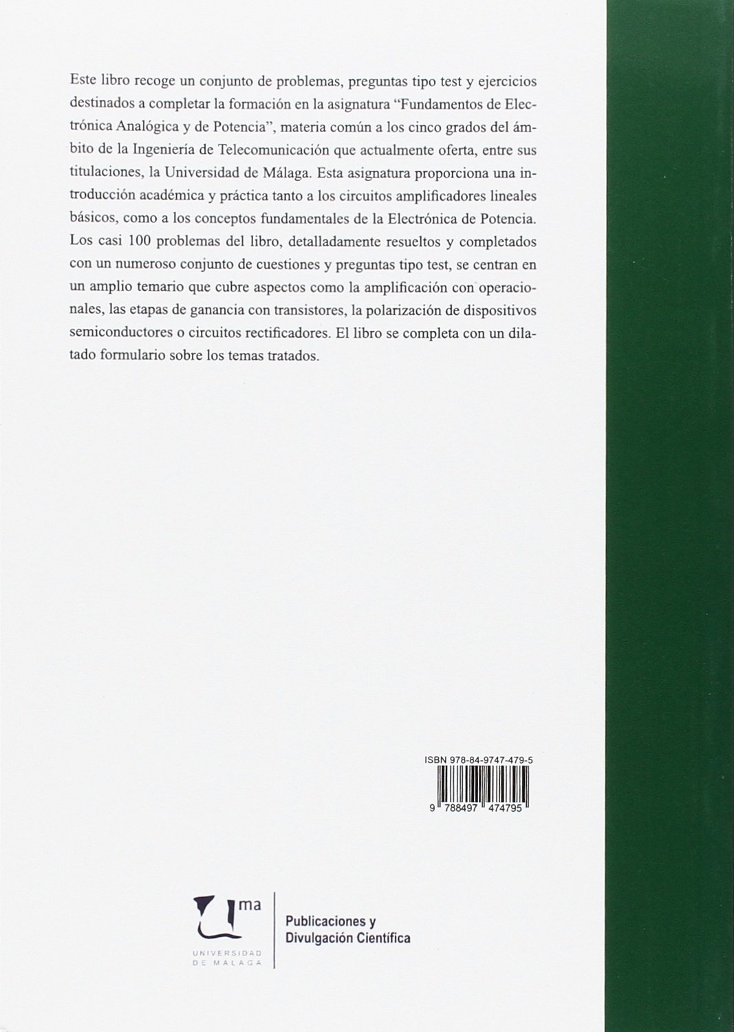 Problemas de fundamentos de Electrónica Analógica y Electrónica de Potencia: 100 (Manuales)