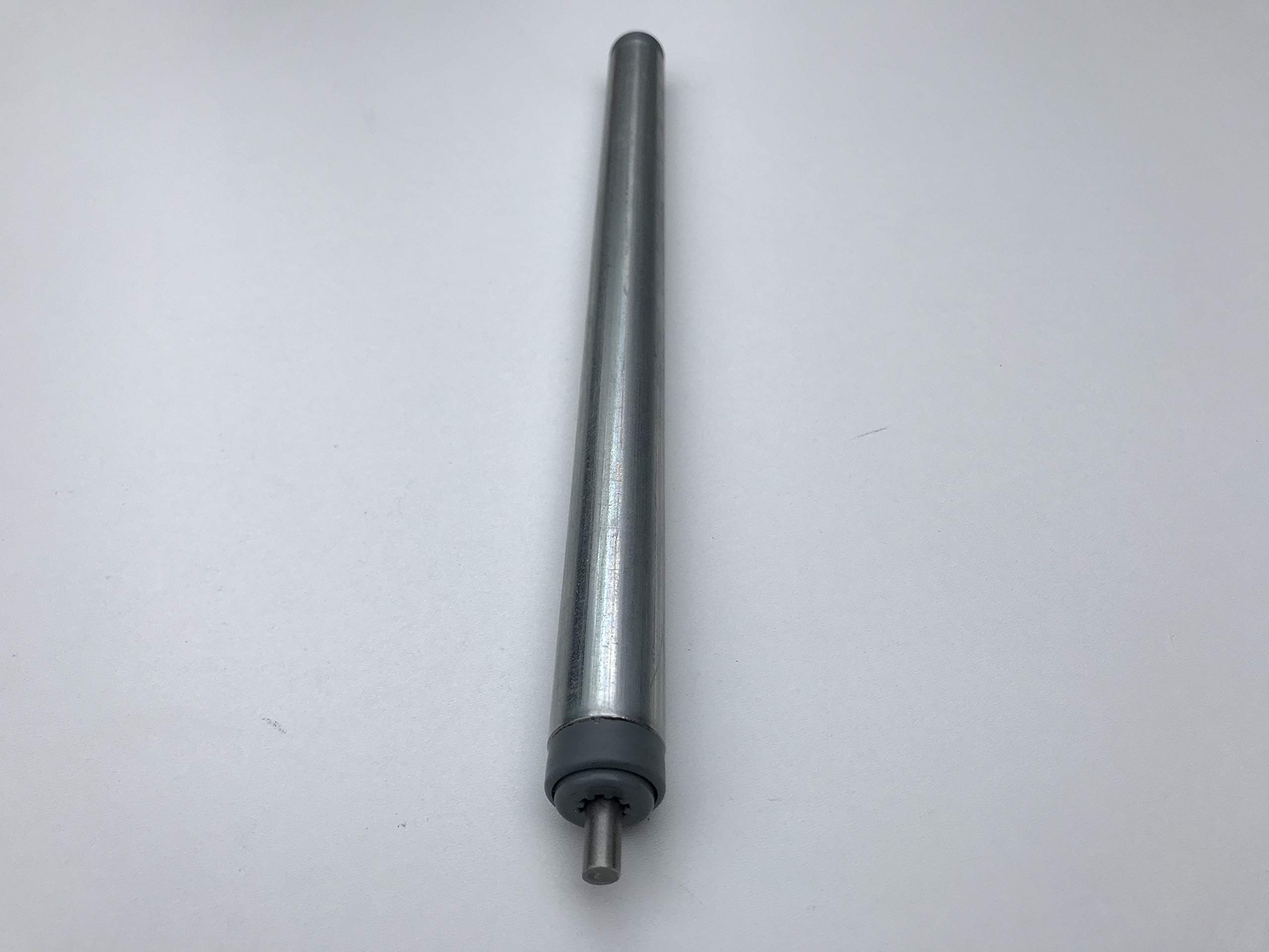 rouleaux porteurs acier con axe de ressort pour convoyeur a rouleaux Ø 20 mm (longueur: 400 mm)