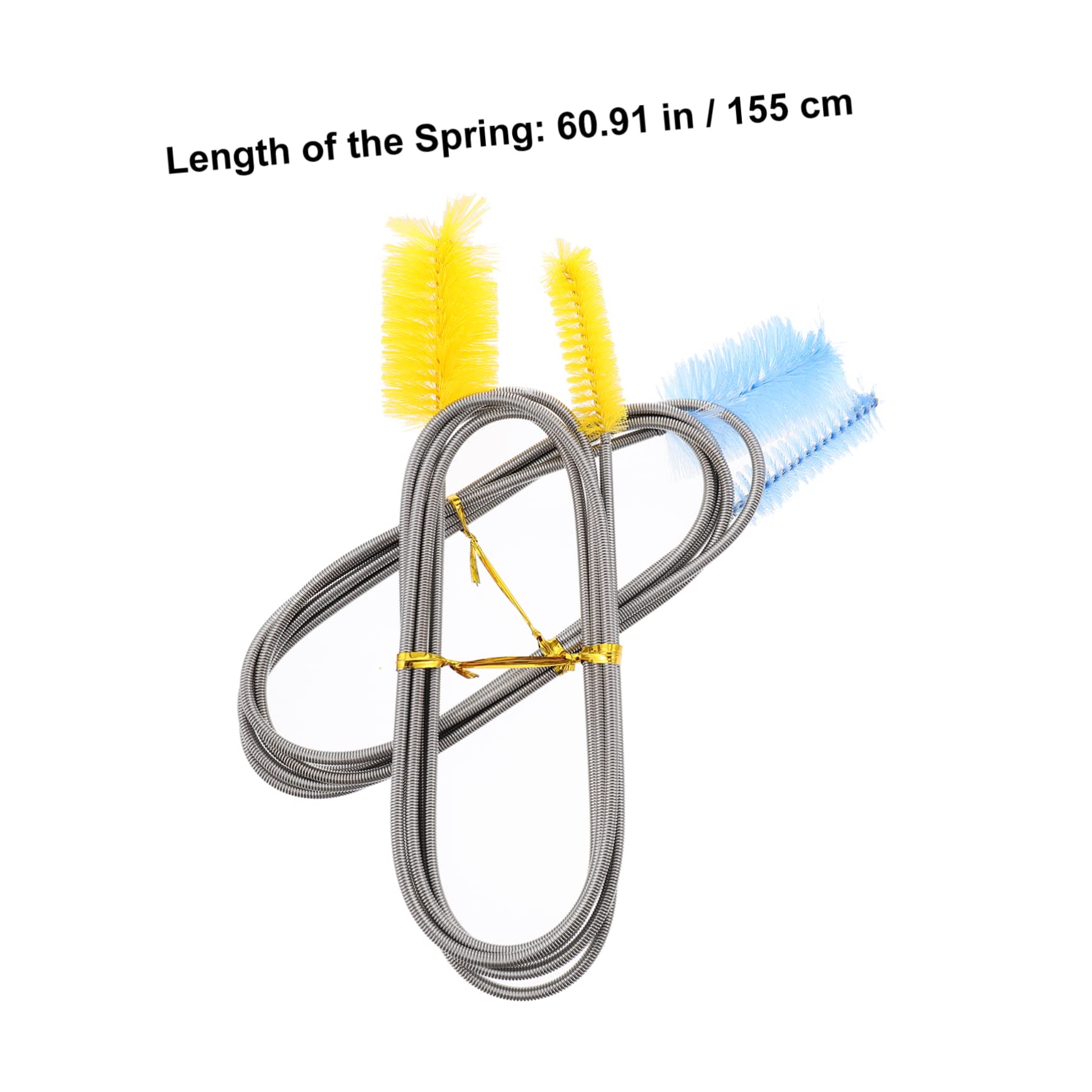 COSMEVIVI 12pcs Set Double-Ended Stainless Steel Fish Tank Cleaning Brush U-Shaped Tube Brush Flexible Water Aquarium Cleaning Tools