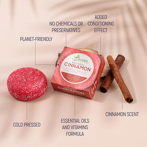 Miniatura 2 de Barra de champú sólida y jabón para el cabello con efecto acondicionador, barras de champú 100% orgánicas para el cabello con aceites esenciales