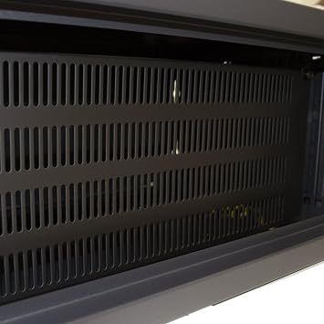 kenable Blanking Plate Extra Vented 4U for 19 inch Comms Data Cabinet Rack Server Equipment Black 483mm Wide