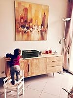 Vista 4 de NEET Cable Management Box Large, Computer Cord Organizer, Hide and Conceal, Power Cable Organizer, Computers and Desks, Black Stitched Leather