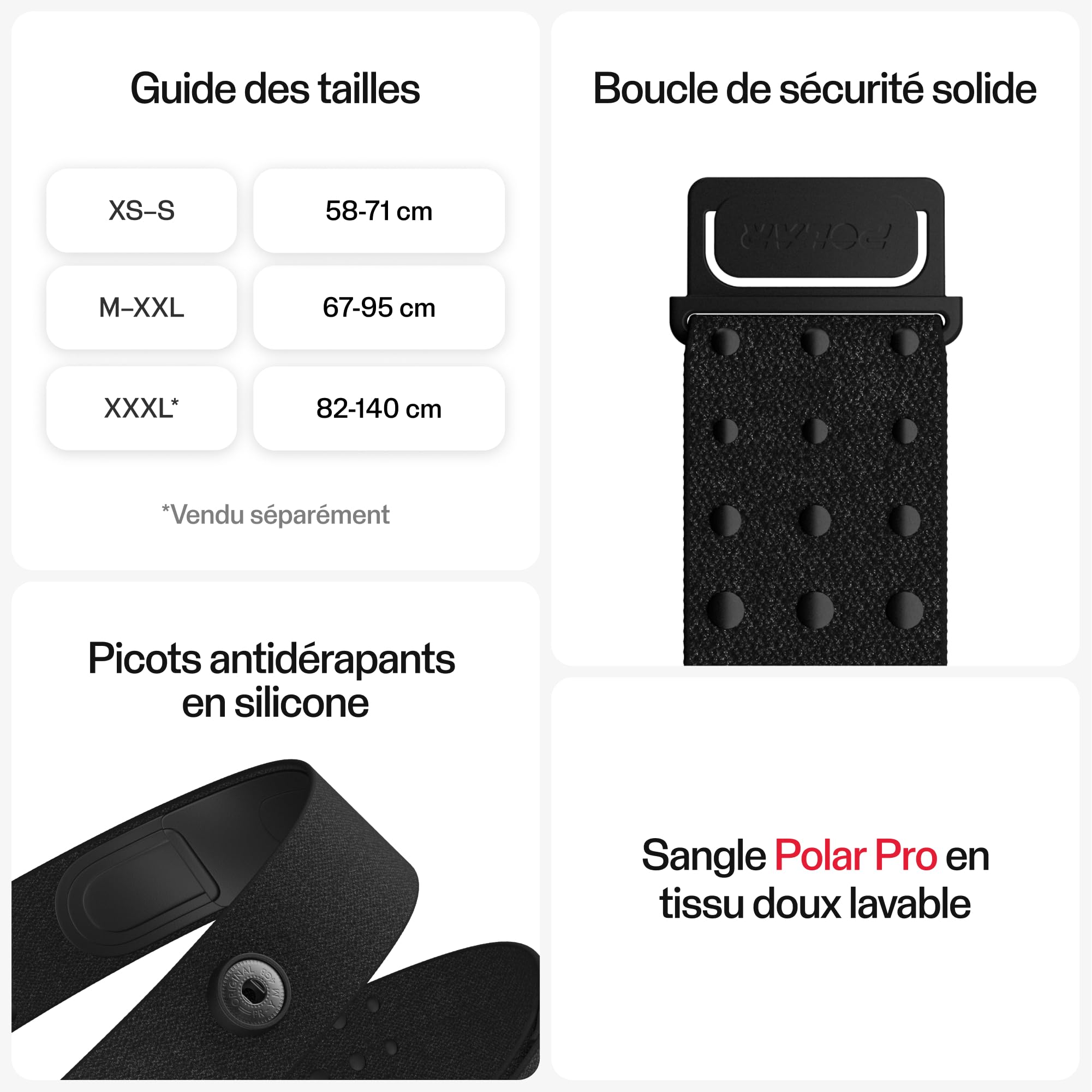 Emetteur de ceinture thoracique Polar T34 - acheter sur