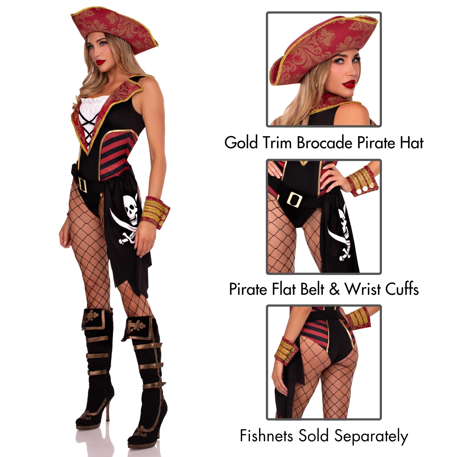 Leg Avenue Sultry Swashbuckler Costumi da donna Donna