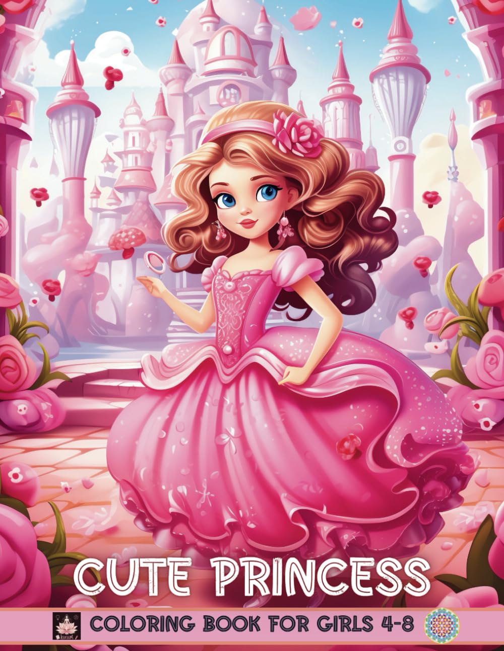 Cute Princess Coloring Book